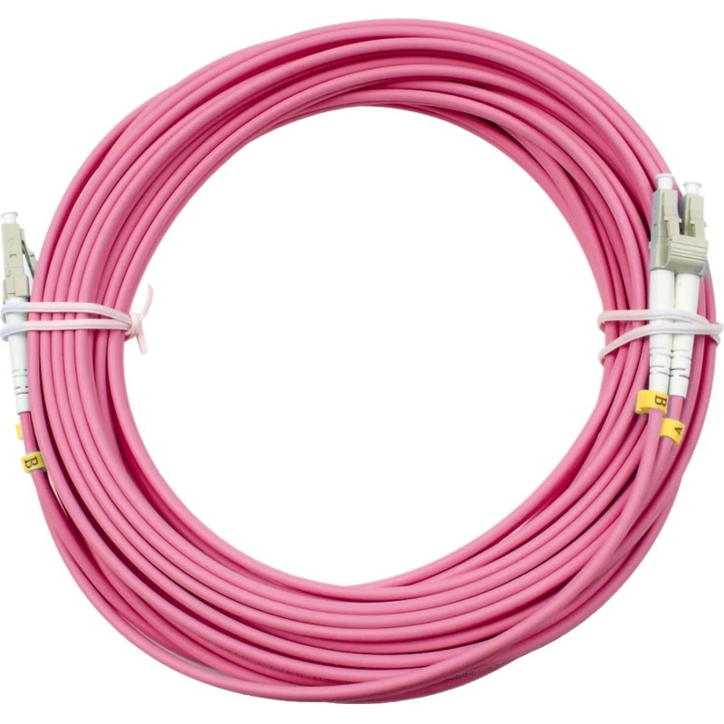 Патч-корд Cabeus FOP-50-OM4-LC-LC-10m duplex LC-LC 50/125 mm OM4 10м LSZH