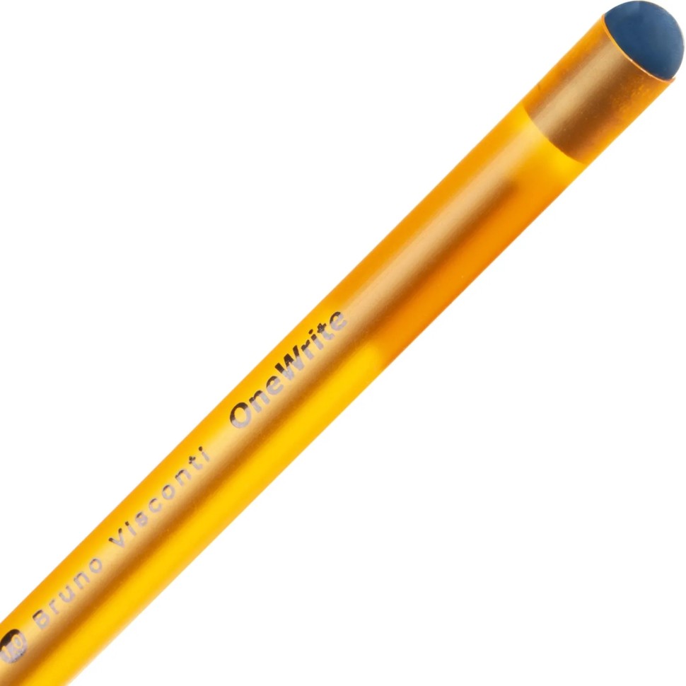 Ручка шариковая неавтомат. OneWrite Summer 1,0мм,лин.0,7мм,син,20-0325/07