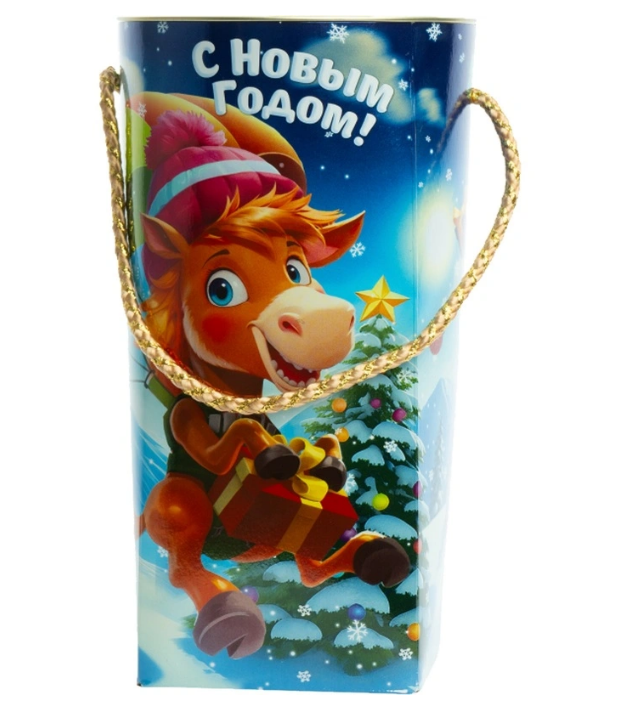 Новогодний сладкий подарок И-го-гоша Туба 1000 грамм, K071