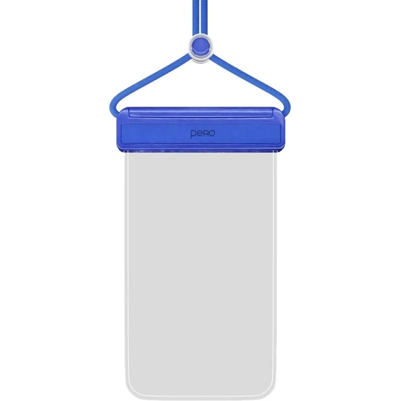 Чехол PERO влагозащитный для смартфона SB04 WATERPROOF BAG синий