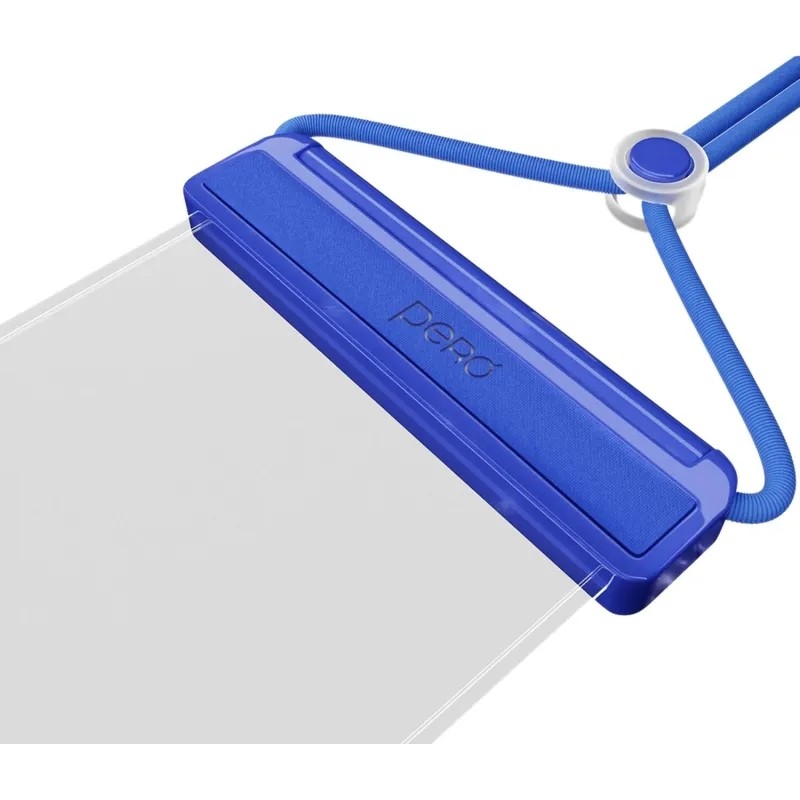 Чехол PERO влагозащитный для смартфона SB04 WATERPROOF BAG синий
