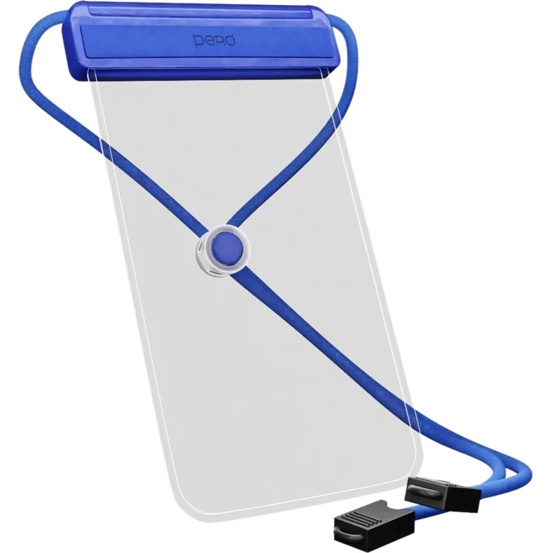 Чехол PERO влагозащитный для смартфона SB04 WATERPROOF BAG синий