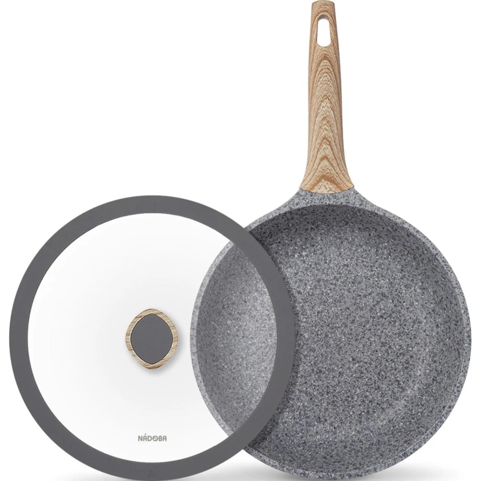 Сковорода индукция c крышкой 26 NADOBA MINERALICA