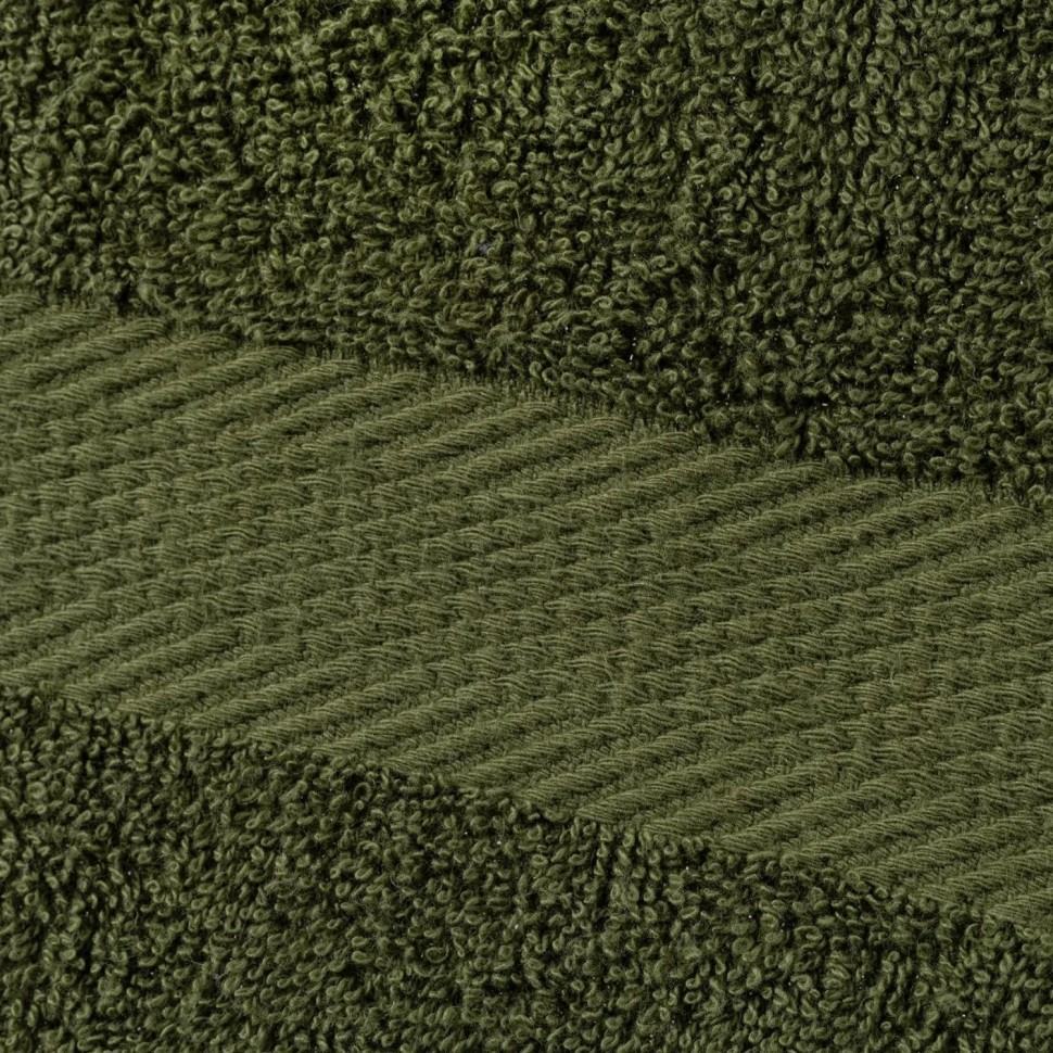 Набор полотенец махровых бордюр 440 г/м2, 50х90 оливковый, 10шт Набор полотенец махровых бордюр 440 г/м2, 50х90 оливковый, 10шт