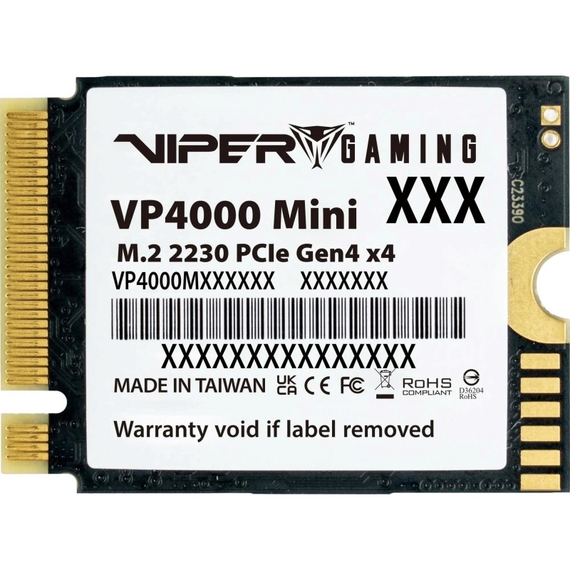 SSD накопитель Patriot Viper VP4000 1TB M.2 2230 PCIe 4x4(VP4000M1TBM23)