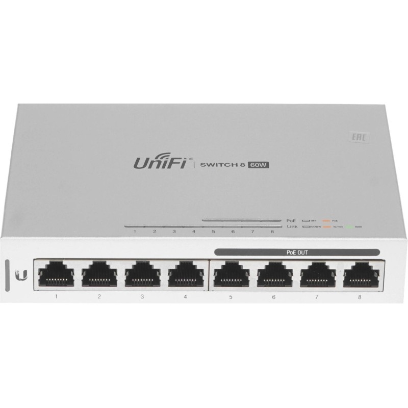 Коммутатор Ubiquiti UniFi Switch 8-60W (US-8-60W)