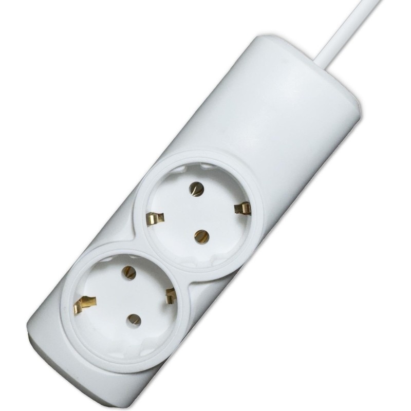 Удлинитель PROGIX PG222 2р/5м/3,5кВт/16А заземление, белый, ПВС 3х1.5