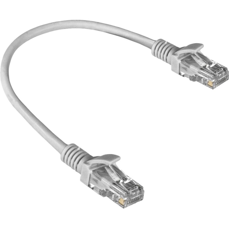 Патч-корд ExeGate UTP-RJ45-RJ45-5e-0,3M-LSZH-GY, cat.5e, 0.3м &lt;EX286375RUS