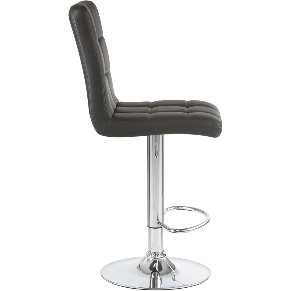 Стул барный LO_DOBRIN KRUGER LM-5009 черный/хром Стул барный LO_DOBRIN KRUGER LM-5009 черный/хром