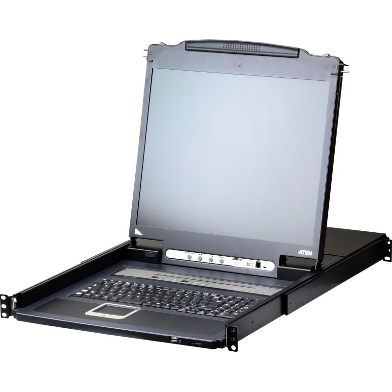 Модуль ATEN 16 порт.IP KVM-перекл.  PS/2-USB LCDKVMP 19 (CL5716iNR)