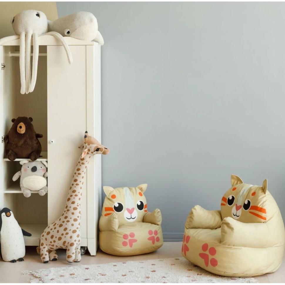 Кресло - ЭТ_Кошечка размер L, тк. велюр (3935521)