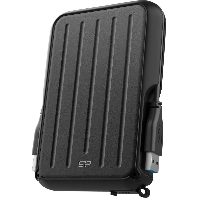 Портативный HDD Silicon Power Armor A66 1 TB USB 3.2, черный, резина