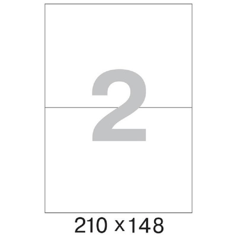 Этикетки самоклеящиеся ProMEGA Label BASIC кауч.к 2 10х148 2шт/л А(100л/уп)