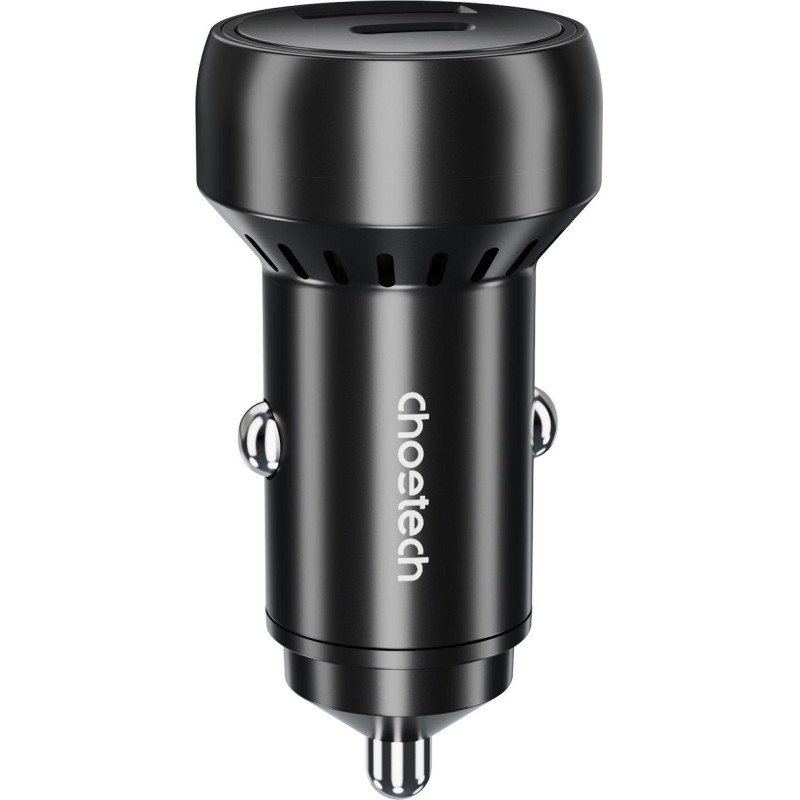 Зарядное устройство в авто Choetech 60 Вт USB A QC+USB C PD(TC0014)