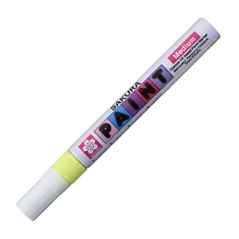 Маркер лаковый Sakura Paint 2 мм желтый XPMK-B#302