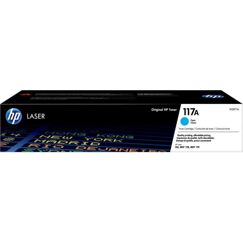 Тонер-картридж HP 117A W2071A гол. для 150/MFP 178/179