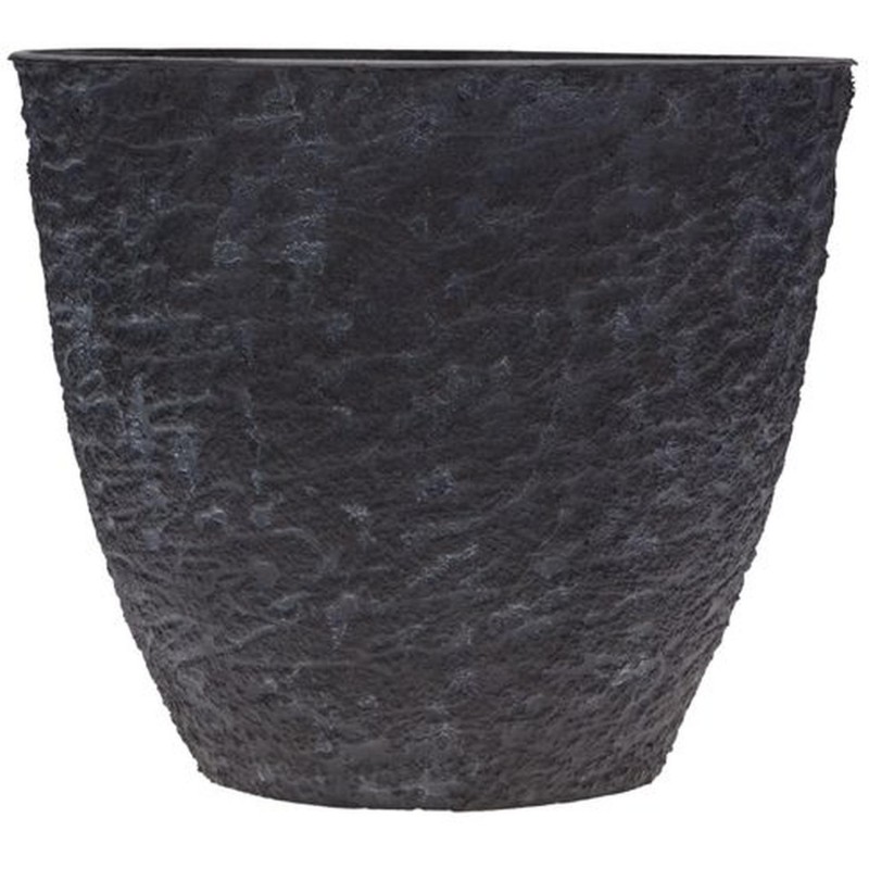 Кашпо с вулканическим эффектом Volcanic, 30х26,5см, пепельный, 72-9634