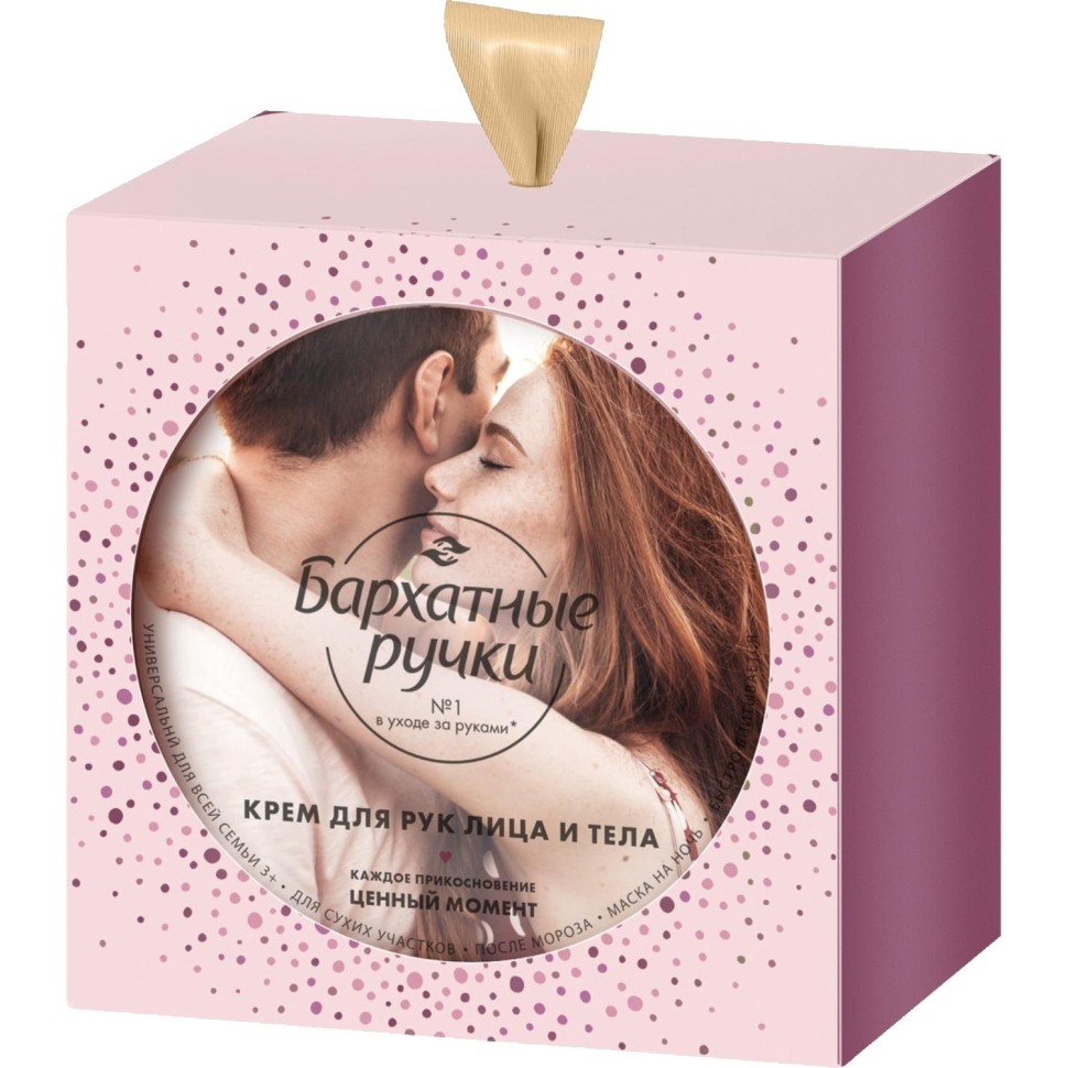 Подарочный набор Бархатные ручки женский крем для рук, лица и тела