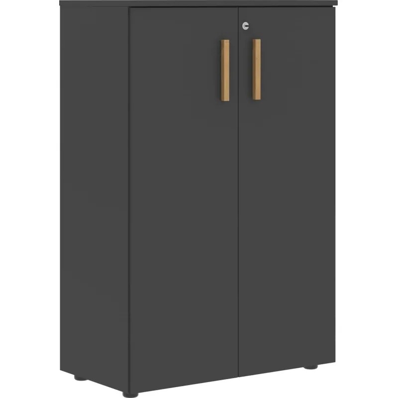 Шкаф Forta с глухими дверьми и топом FMC80.1(Z) 802х429х1213 Черный графит