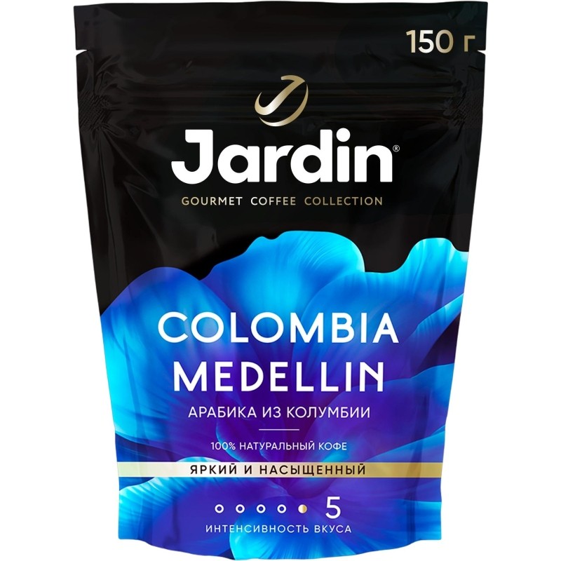 Кофе Jardin Colombia Medellin раств . субл . 150 г пакет 1014-08