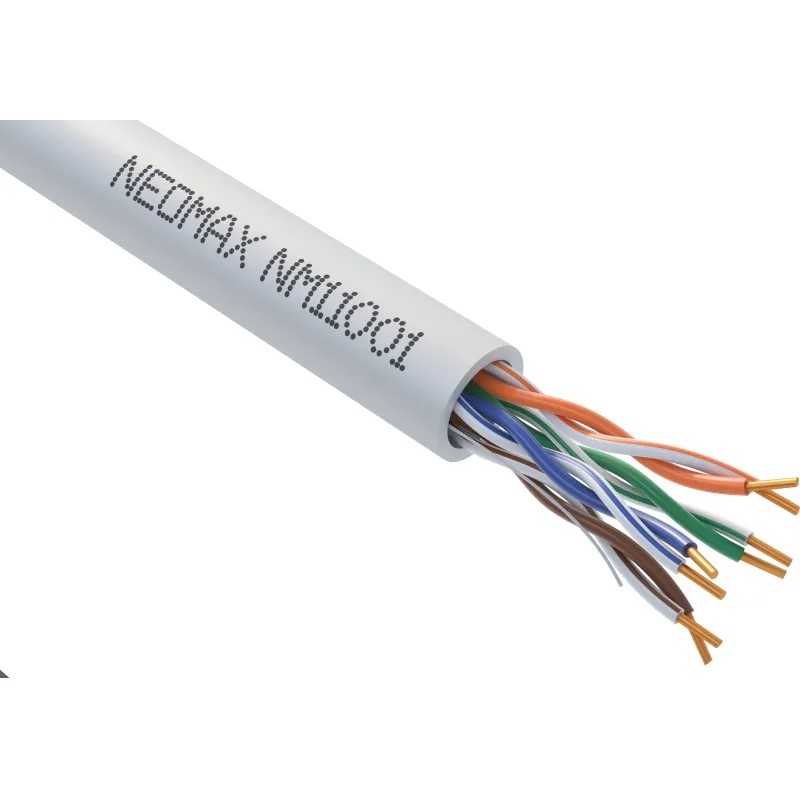 Кабель NEOMAX [NM11001] U/UTP cat.5e 4 пары (305 м) 25 AWG Медь PVC