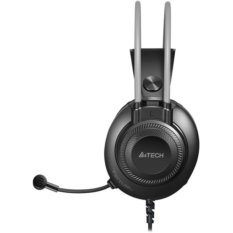 Гарнитура A4Tech Fstyler (FH200I GREY) серый 1.8м накладные