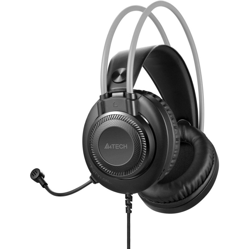 Гарнитура A4Tech Fstyler (FH200I GREY) серый 1.8м накладные