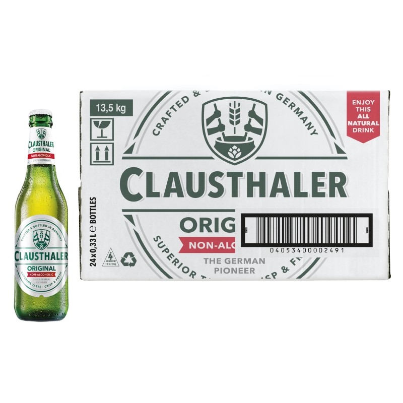 Пиво Clausthaler стекло 0,33л