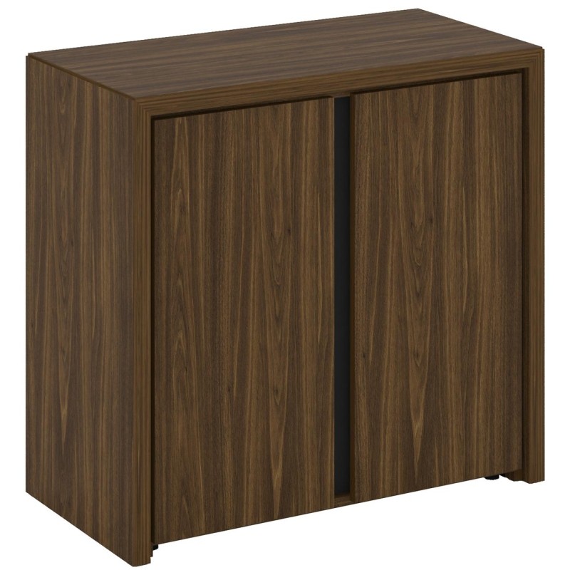 Шкаф Corner низкий шир 2низ. фасада ЛДСП COR.ST-3.1 Орех лоренцо/Графит