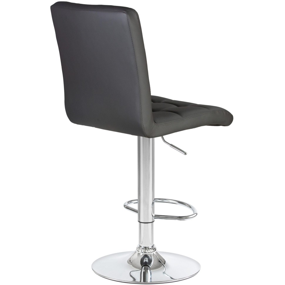 Стул барный LO_DOBRIN KRUGER LM-5009 серый/хром Стул барный LO_DOBRIN KRUGER LM-5009 серый/хром