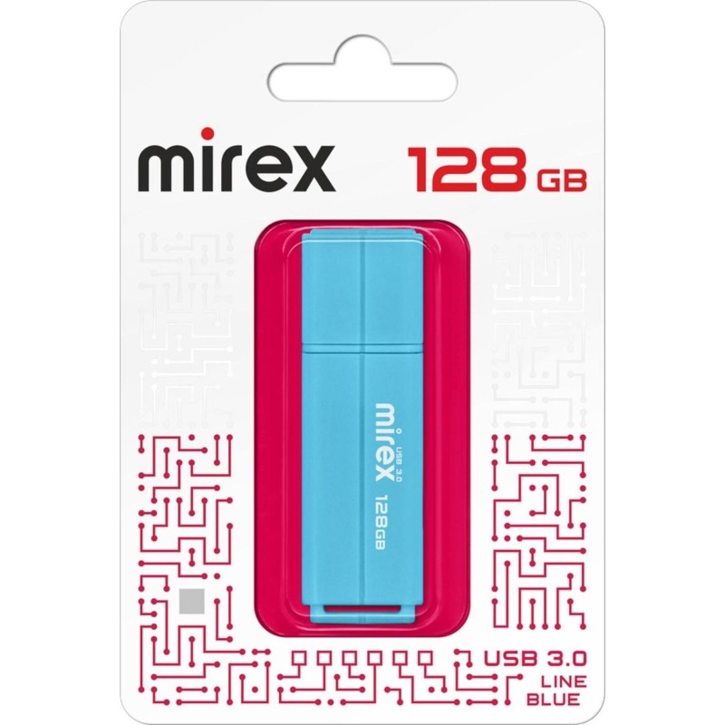 Флеш-память Mirex USB 3.0 LINE BLUE 128Gb (13600-FM3LB128 )