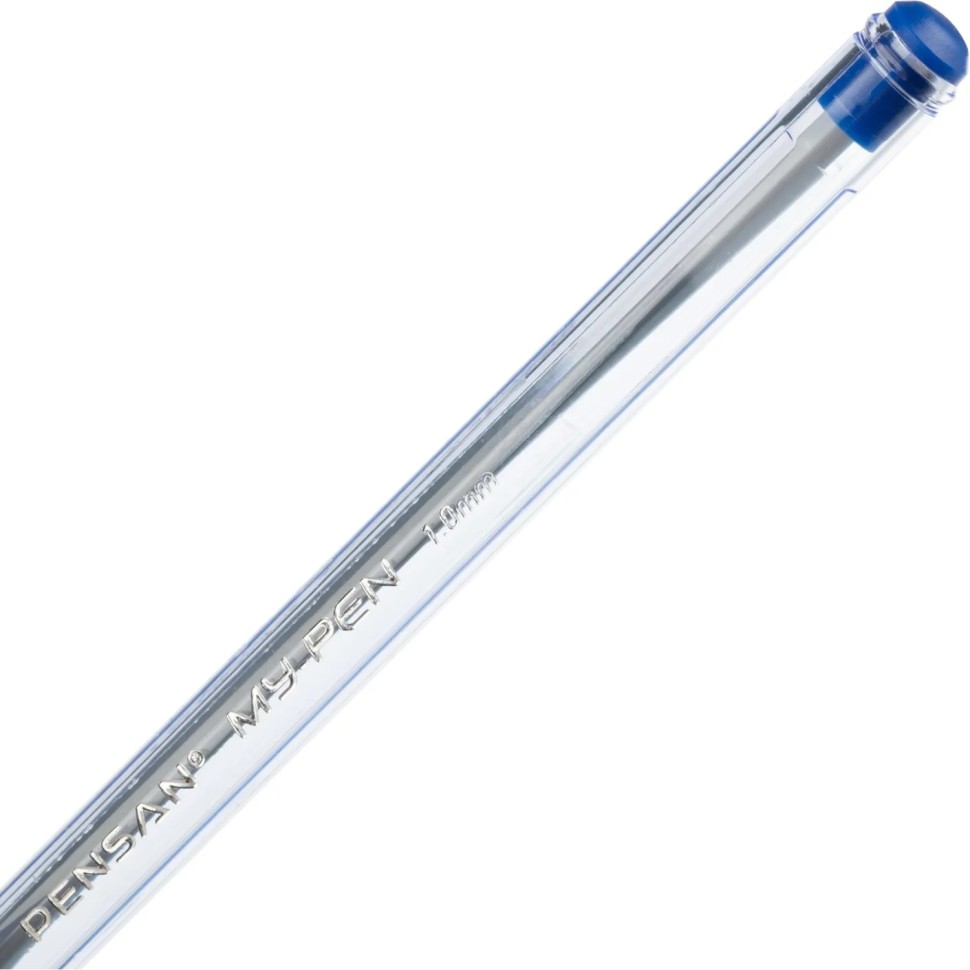 Ручка шариковая MY-PEN 1,0мм круглый корпус, цвет чернил синий