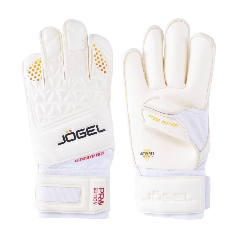 Перчатки вратарские Jögel NIGMA Pro Edition Roll, белый, УТ-00018477