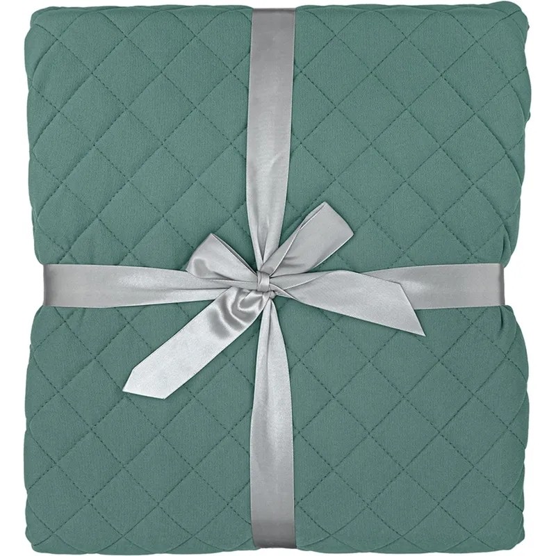 Покрывало 220х240 Теодора зеленый,161494