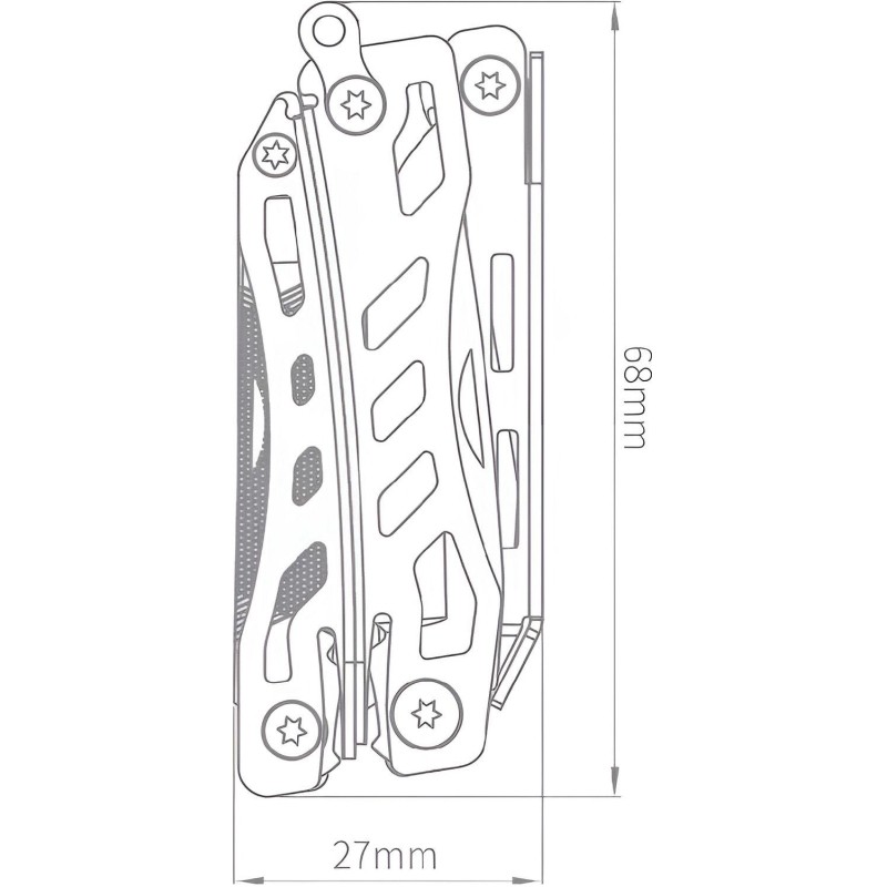 Мультитул Nextool (Xiaomi) Mini Flagship, черный (NE20122), NE20122