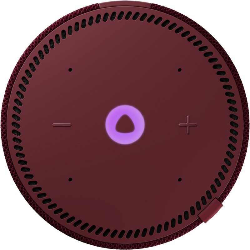 Умная колонка Яндекс.Станция Мини с часами, красный гранат (YNDX-00020R)