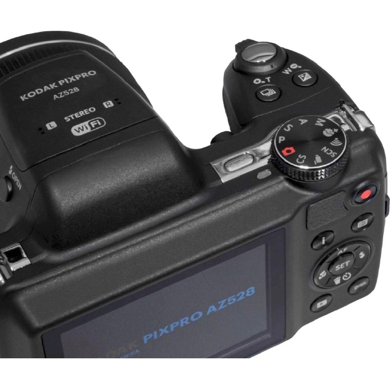 Фотоаппарат Kodak AZ528 Black, 52-х кратный опт зум, 16Мп, WiFi