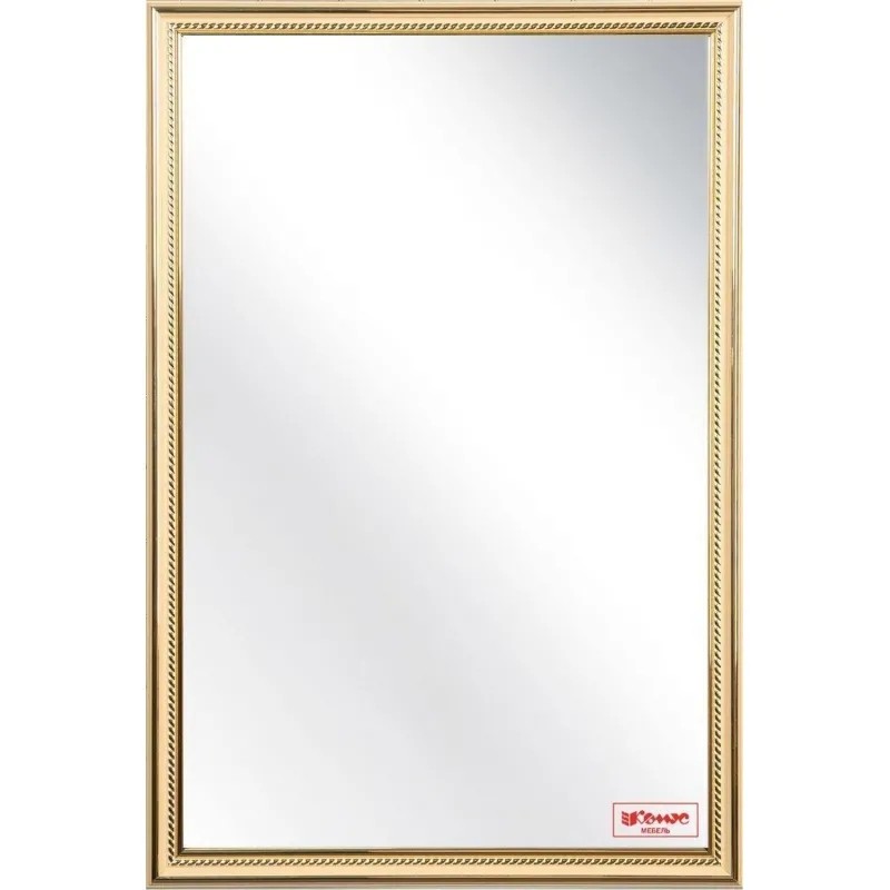 Зеркало МГЛ_настенное Комус Мебель 120К (400x600) багет ПВХ бежев.косичка
