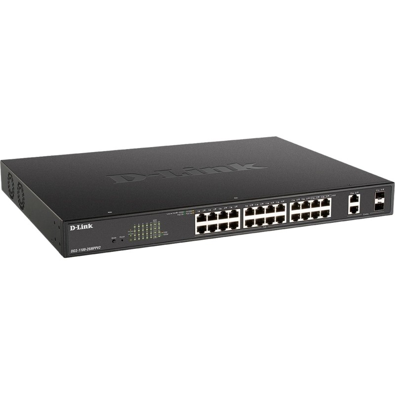Коммутатор D-Link DGS-1100-26MPPV2/A3A EasySmart L2 Switch