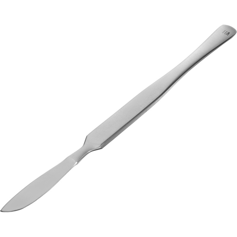 Скальпель хирург., многораз.,  брюшистый, средний 150мм 10-002-01