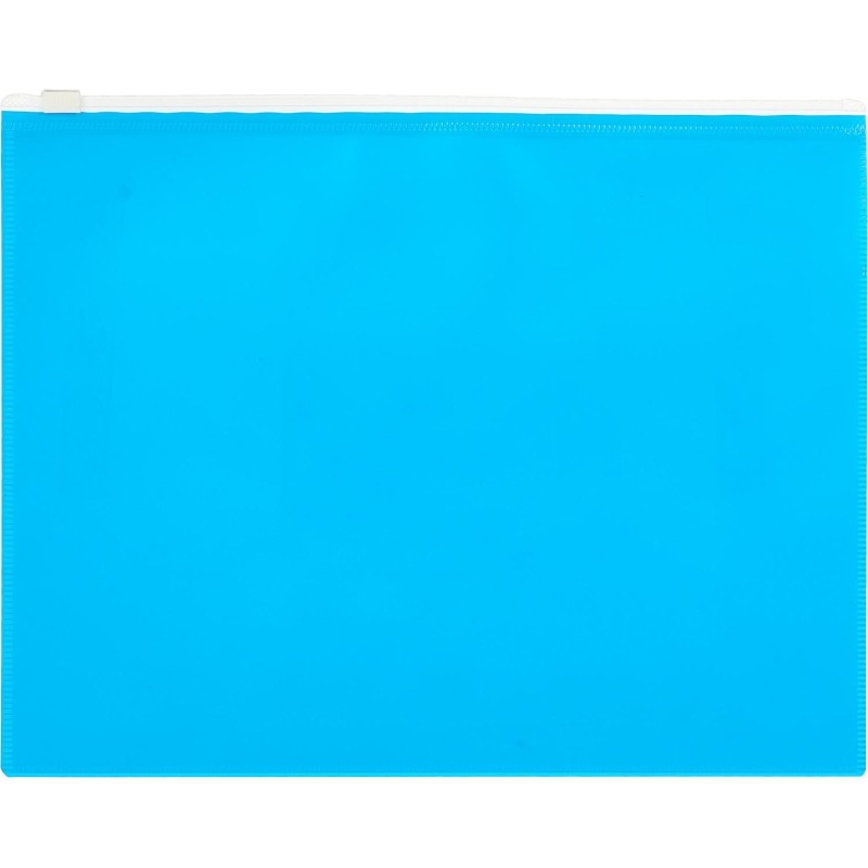 Папка-конверт на молнии А5 Attache Color , голубой