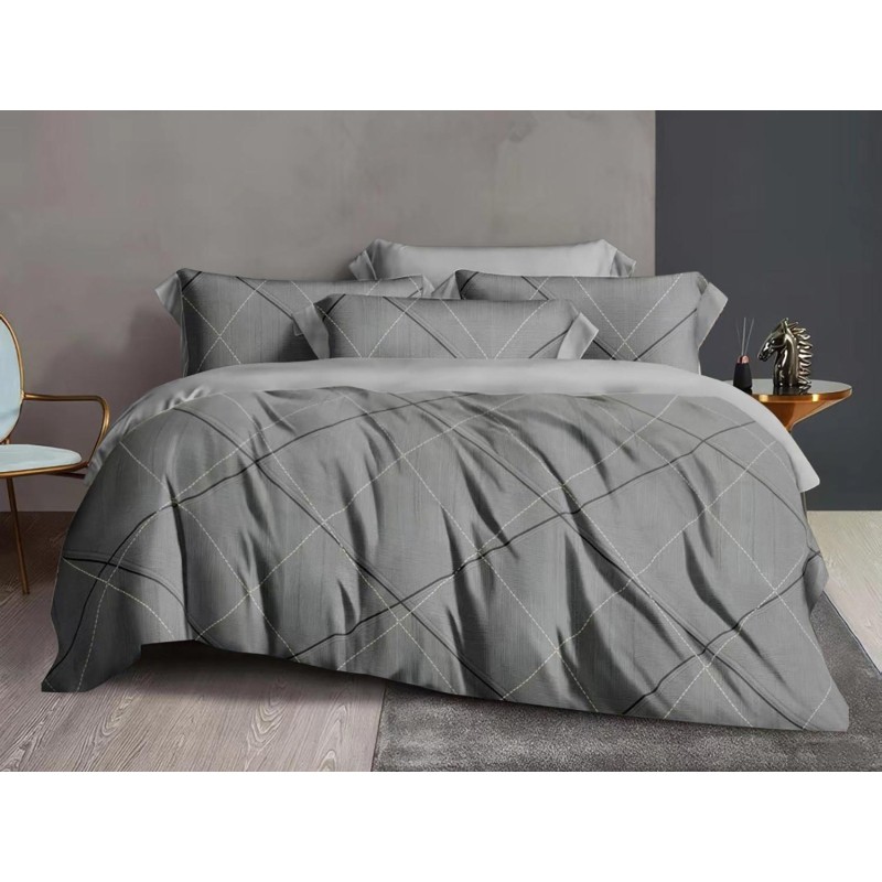 Постельное белье евро тенсель(н.50х70-2шт,70х70-2шт)Soft Tencel31/006-TS