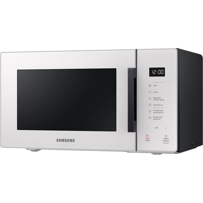 Микроволновая печь Samsung( MG23T5018AE/BW) 23л.,800Вт белый/черный