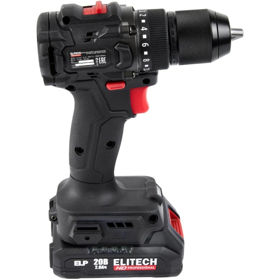 Дрель-шуруповерт ELITECH HD CD 20SL2 (E2201.040.01)