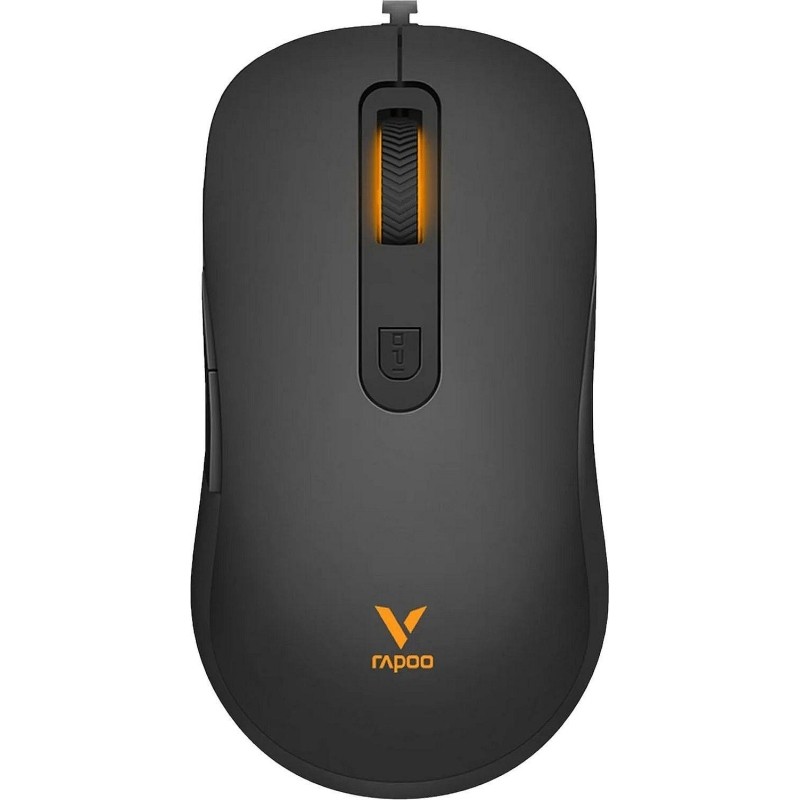Мышь компьютерная RAPOO V16RGB проводная, цвет - черный