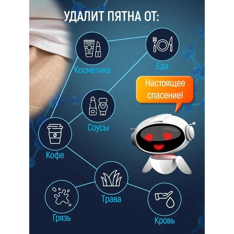 Салфетки против пятен SALTON CleanTech 7шт/уп 27гр