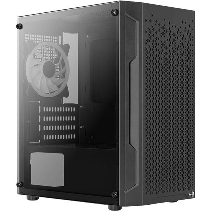 Корпус Aerocool Trinity Mini-G-BK v2 чер.безБП mATX 6x120mm