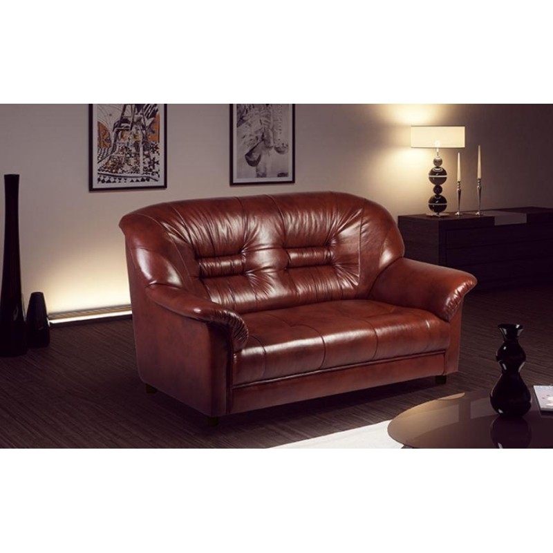 Диван MV_Chelsea 2х мест раскл коричн Ecotex 3069