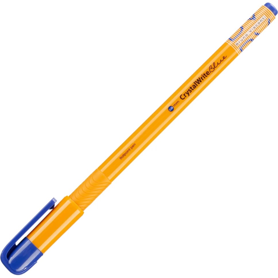 Ручка шариковая неавтомат. CrystalWrite Summer,лин.0,38,манж,син,20-0404/31