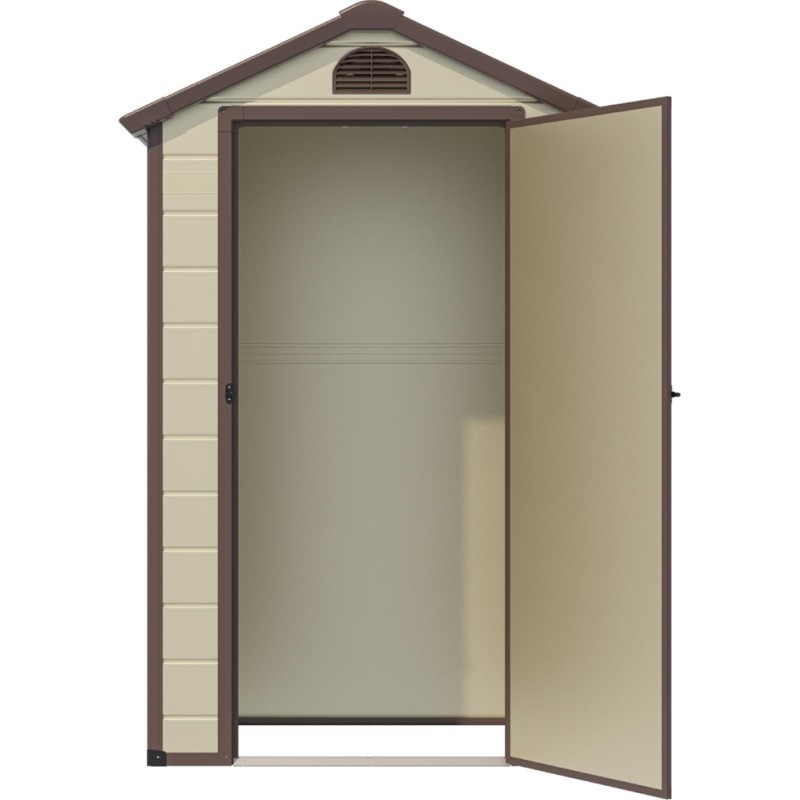 Сарай LS_ WOTEX Storage-01-1, бежевый с коричневым, 134х104х204 мм